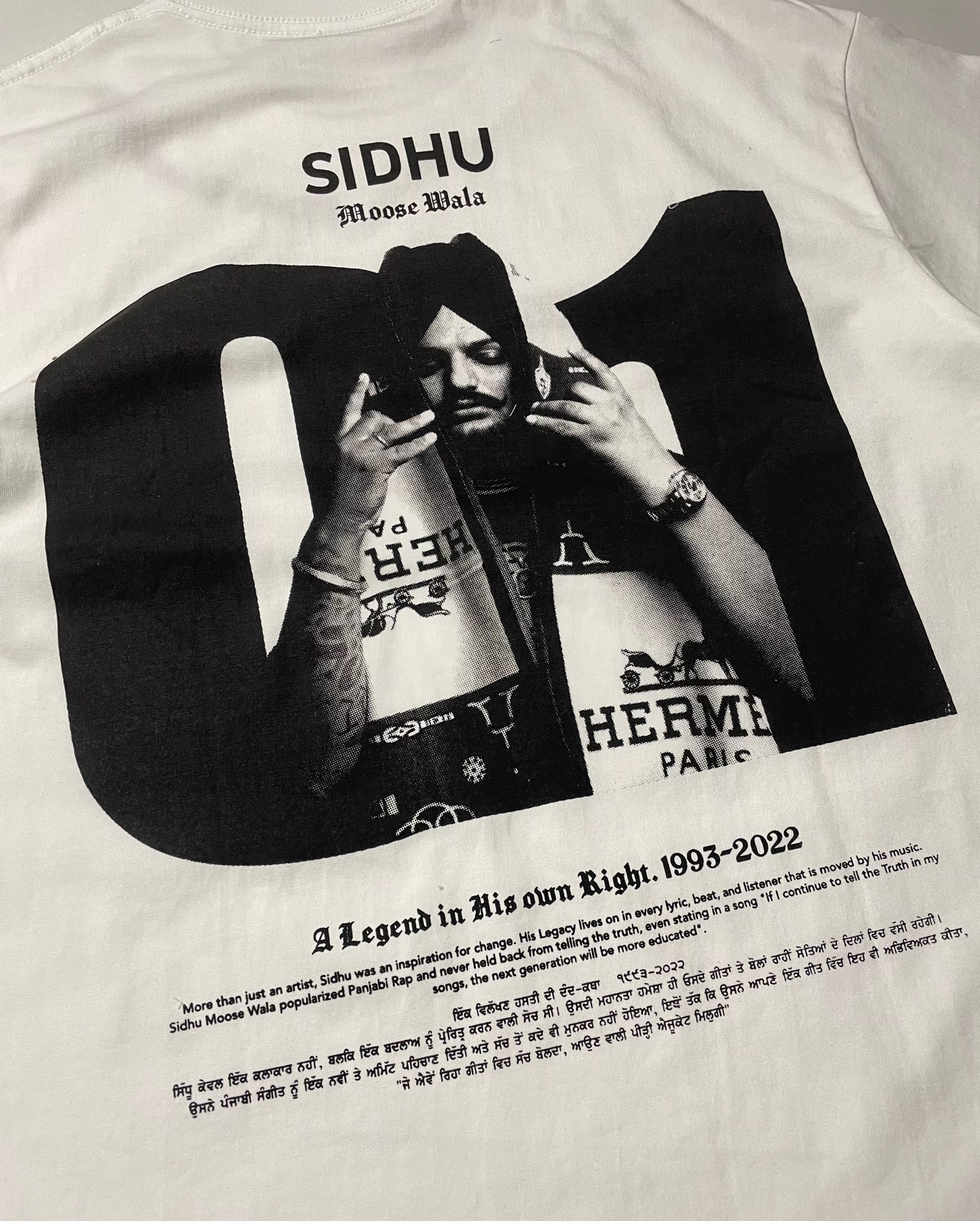 Sidhu T shirt - White